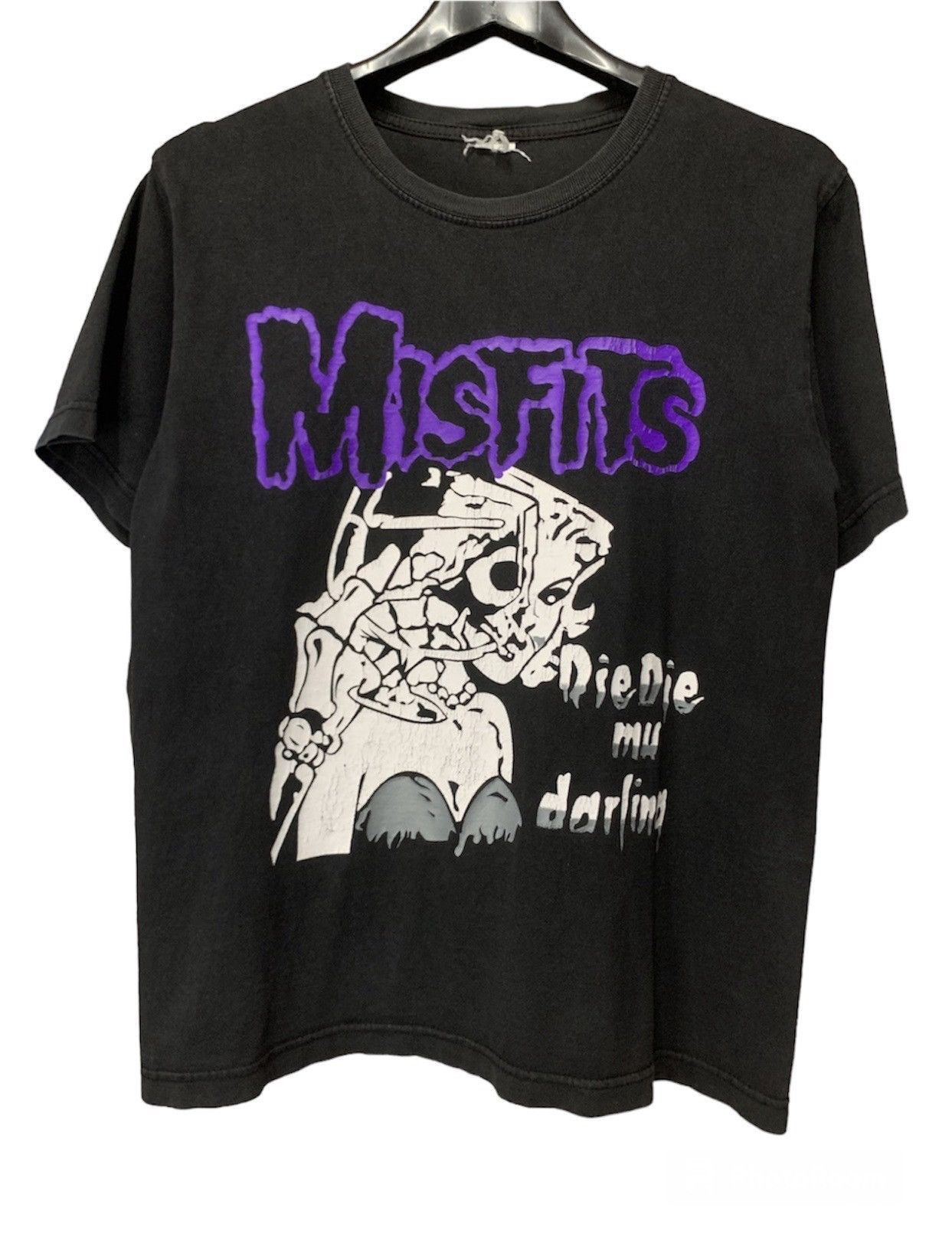 image of Band Tees x Misfits Vintage Misfits Die Die My Darling Punk Hardcore Band Tshirt in Black (Size Sma