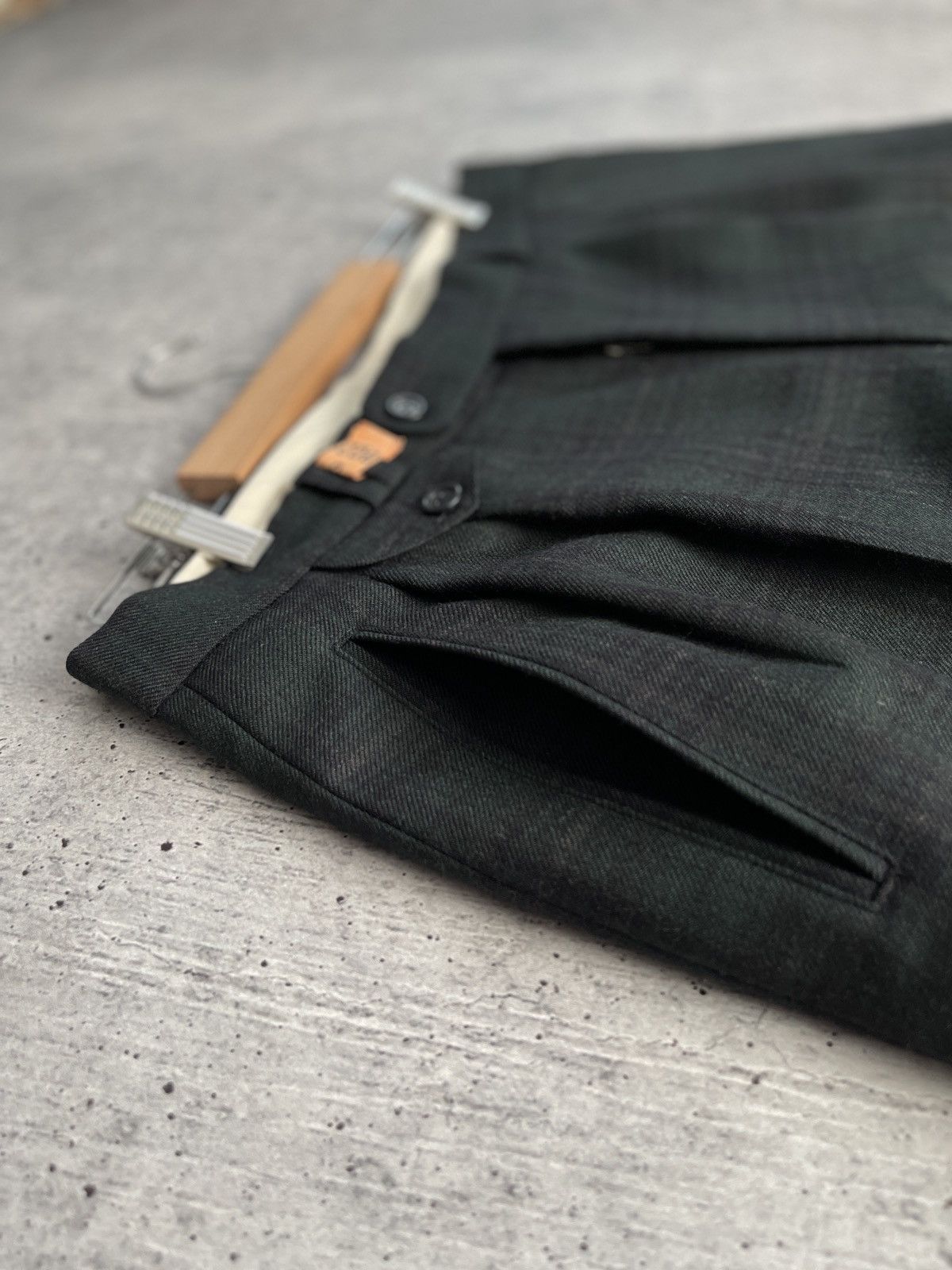 BRAX × Vintage Vintage Brax Men Size M Wool German Trousers Pants Check 90s Size US 32 / EU 48 - 6 Thumbnail
