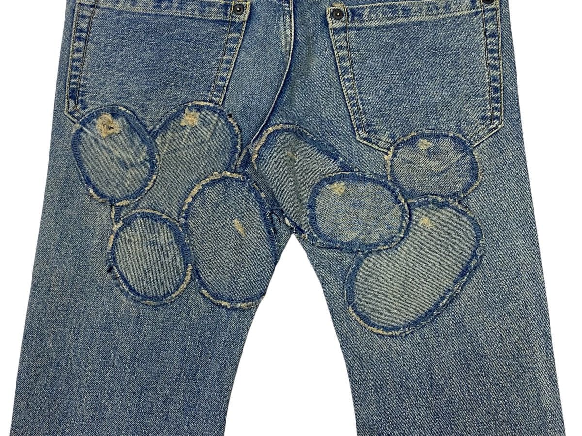 Cosmic Wonder Rare🔥1999 Cosmic Wonder ‘MADONNA’ Patchwork Distressed Denim Size 30" / US 8 / IT 44 - 12 Thumbnail