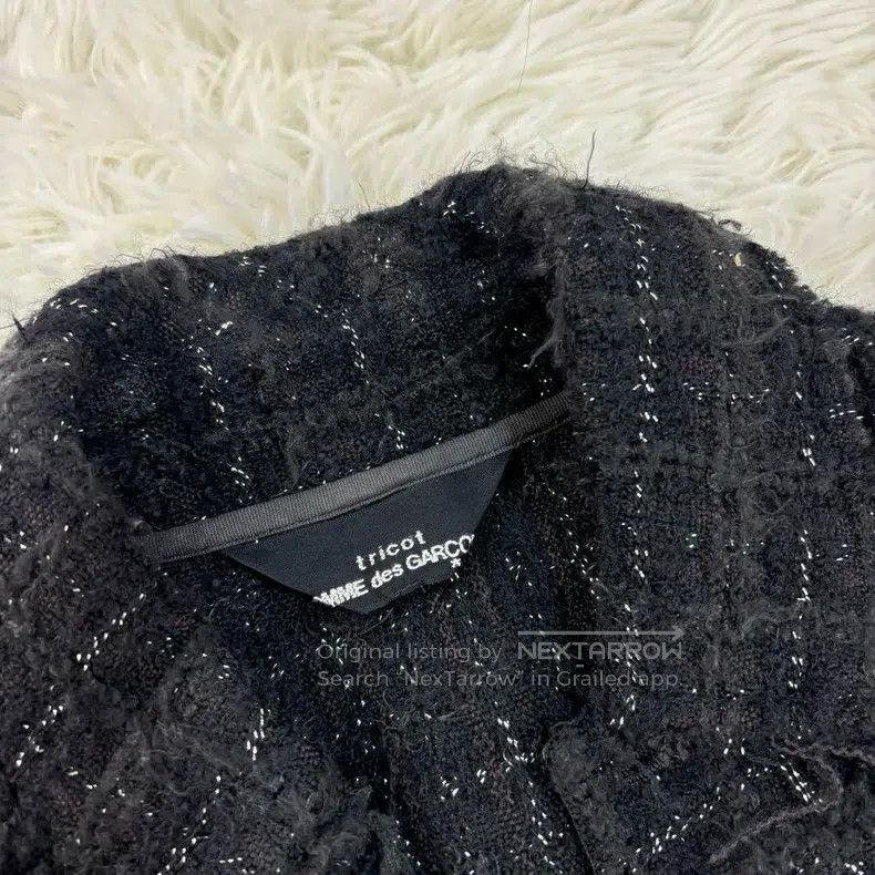 Comme des Garcons Comme Des Garcons Black Tweed Jacket Size S / US 4 / IT 40 - 2 Thumbnail
