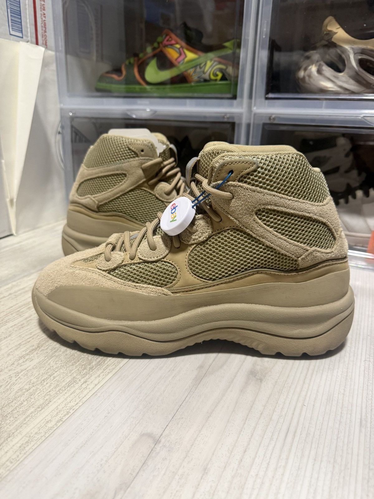 Baskets Yeezy Desert Boots - Taille 43 1/3 (US 9.5) - Beige Daim - Neuf Avec Boîte