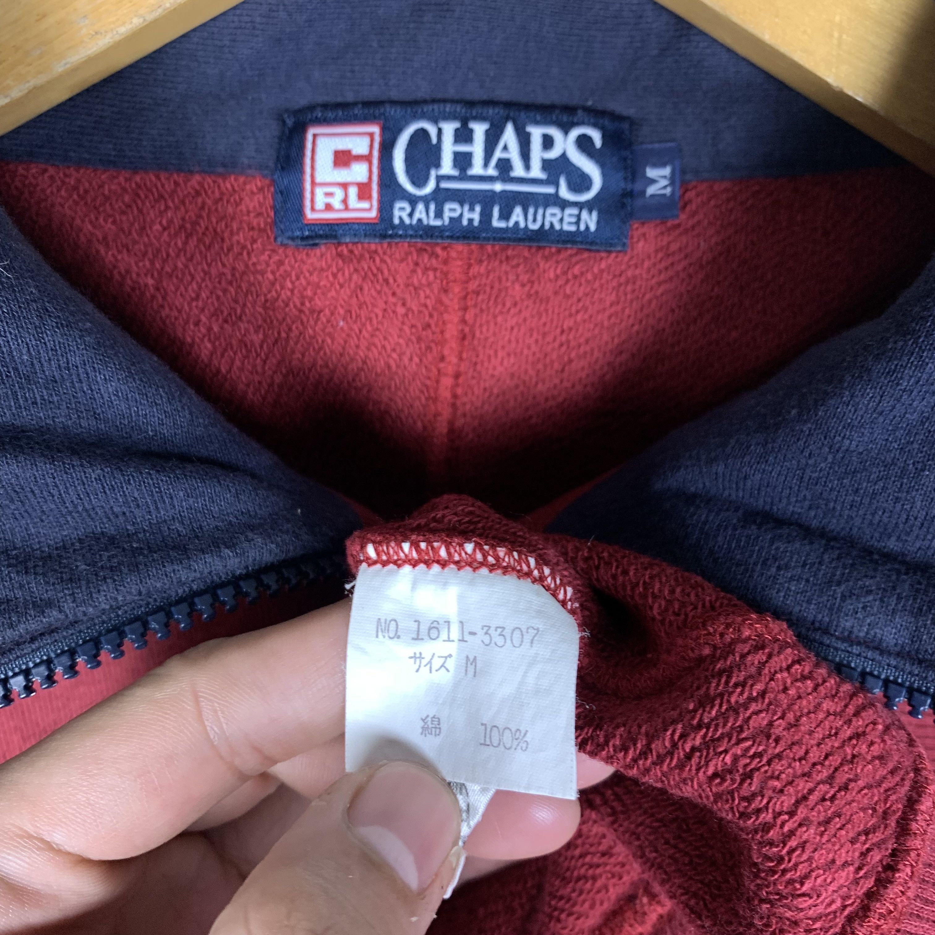 Chaps Ralph Lauren Vintage Chaps Ralph Lauren Halfzip Sweatshirt Crewneck Size US M / EU 48-50 / 2 - 4 Thumbnail