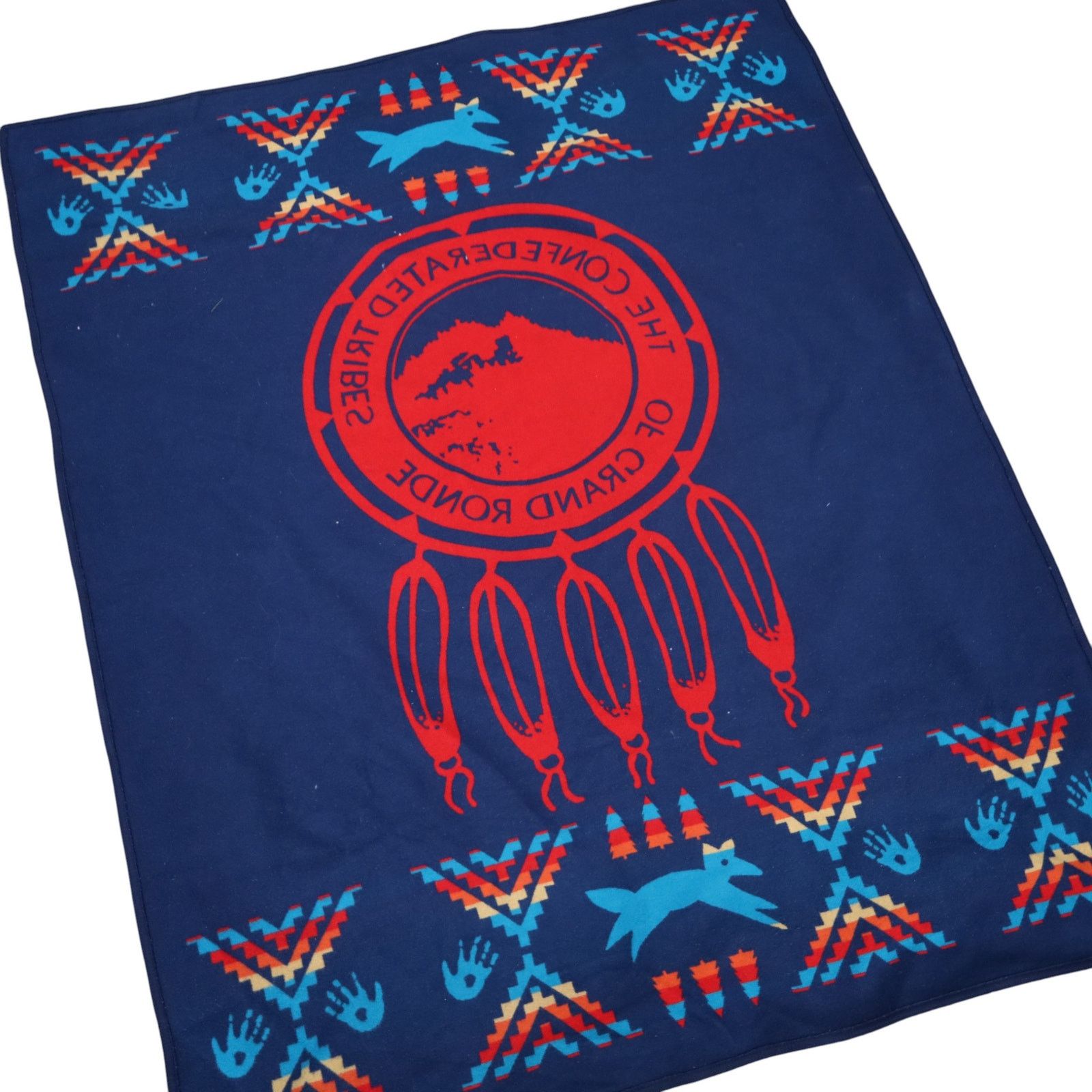 Pendleton VTG Pendleton The Confederated Tribes of Grand Ronde Blanket Size ONE SIZE - 13 Thumbnail