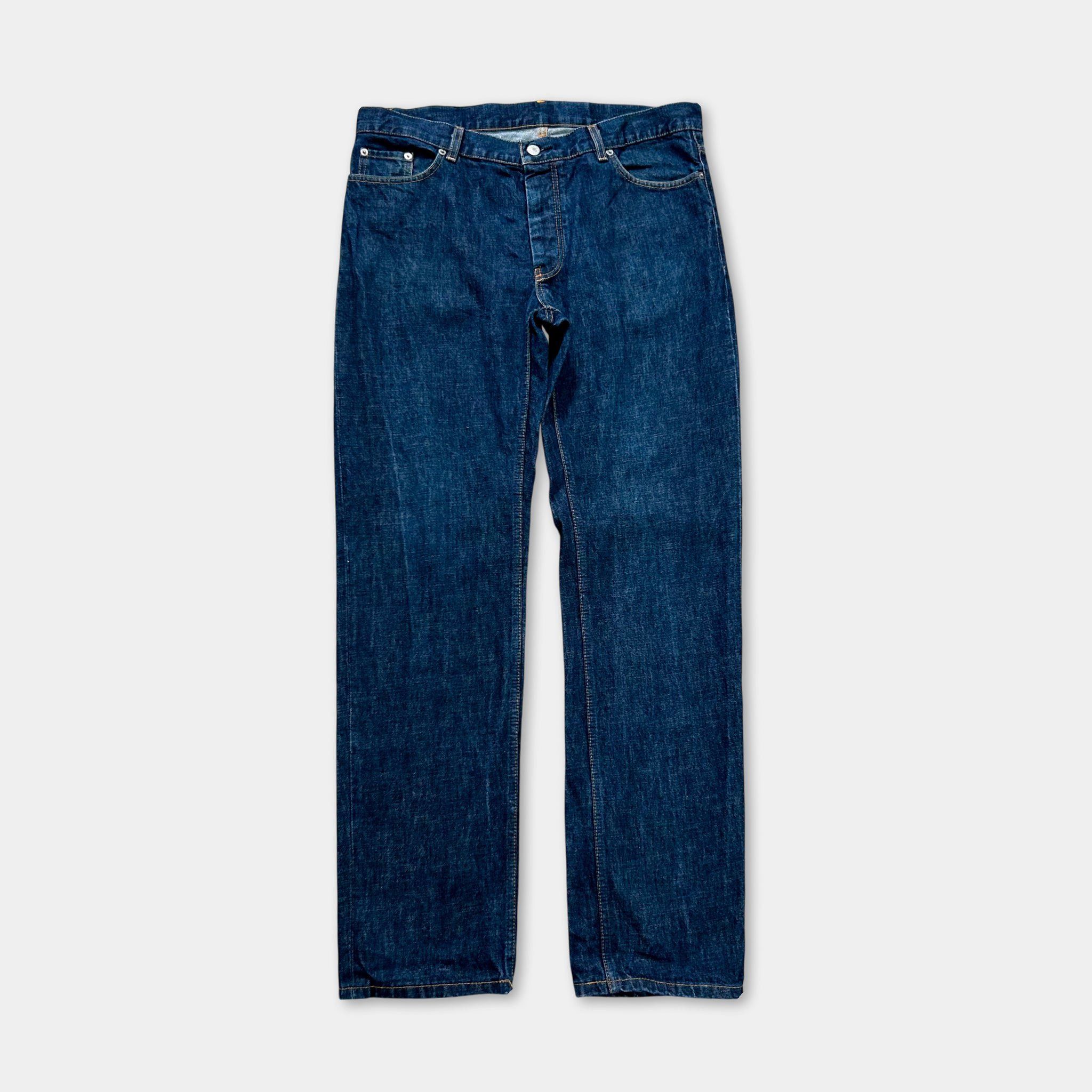 Helmut Lang Helmut Lang 1999 Classic Raw Denim Blue Jeans Size US 36 / EU 52 - 1 Thumbnail