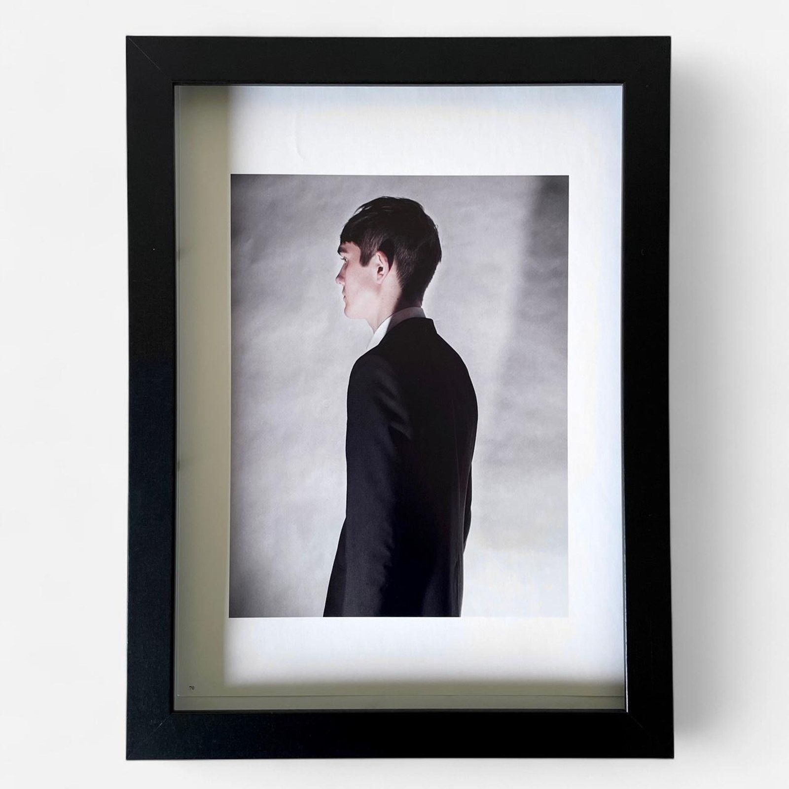 Hedi Slimane × Vintage Hedi Slimane black/white photograph framed poster 9x11 Size ONE SIZE - 1 Thumbnail