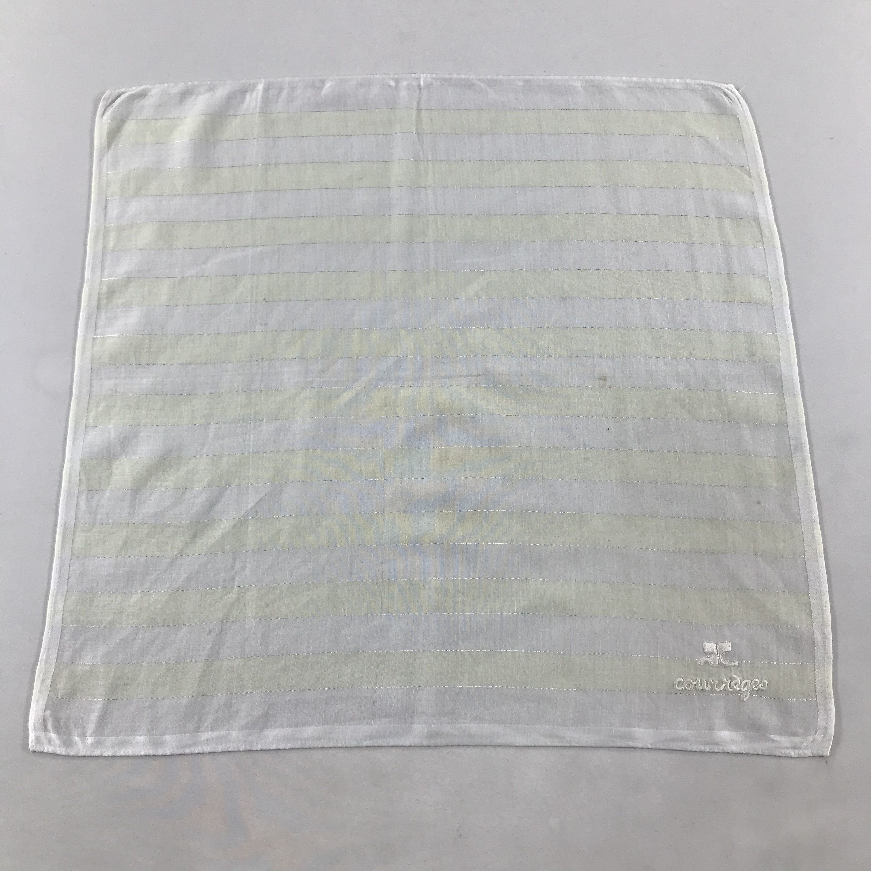 Courreges × Vintage Courreges Handkerchief Neckerchief Bandana H28 Size ONE SIZE - 1 Thumbnail