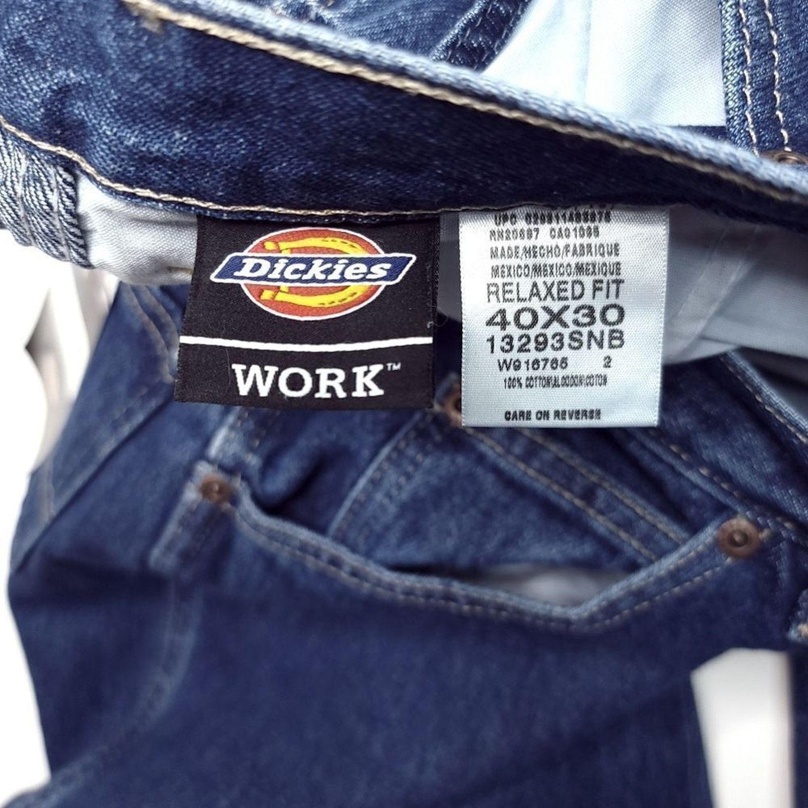 Dickies NWT Y2K Dickies Relaxed Work Jeans Mens 40x30 Thick Denim Size US 40 / EU 56 - 3 Thumbnail