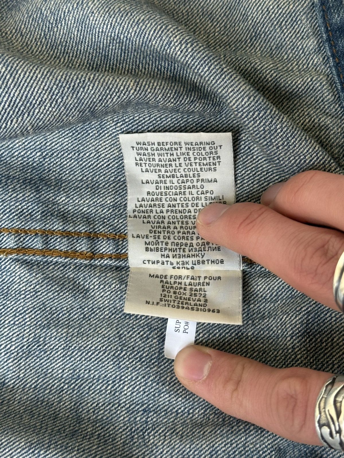 Denim & Supply Ralph Lauren 2000s Denim & Supply Ralph Lauren Flag Denim Jacket Size US M / EU 48-50 / 2 - 15 Thumbnail
