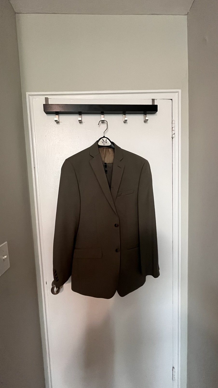 Perry Ellis Olive Suit Size 36R - 1 Preview
