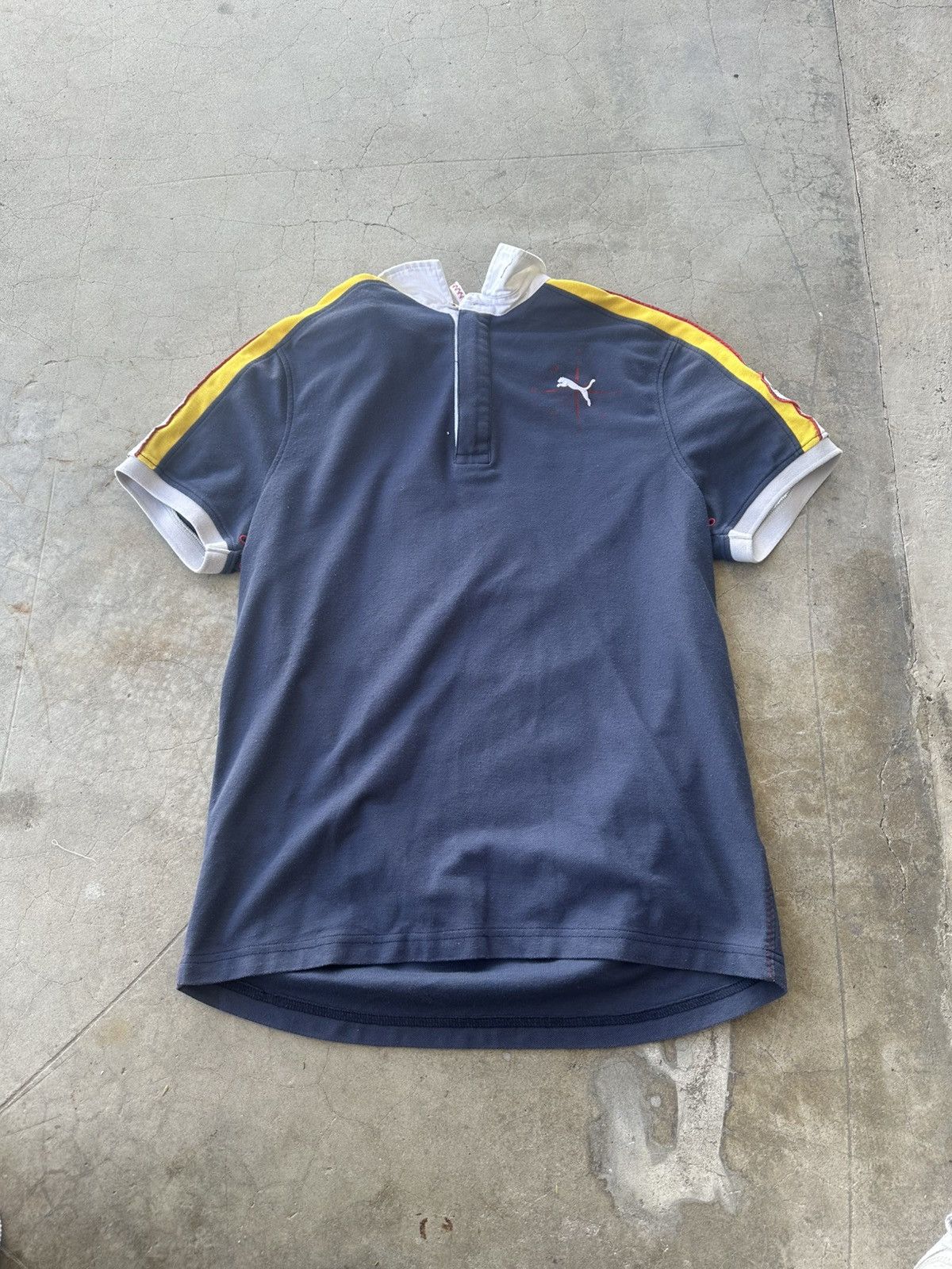 Puma Vintage 00s y2k puma americas cup soccer polo L rare vtg 90s Size US L / EU 52-54 / 3 - 3 Thumbnail