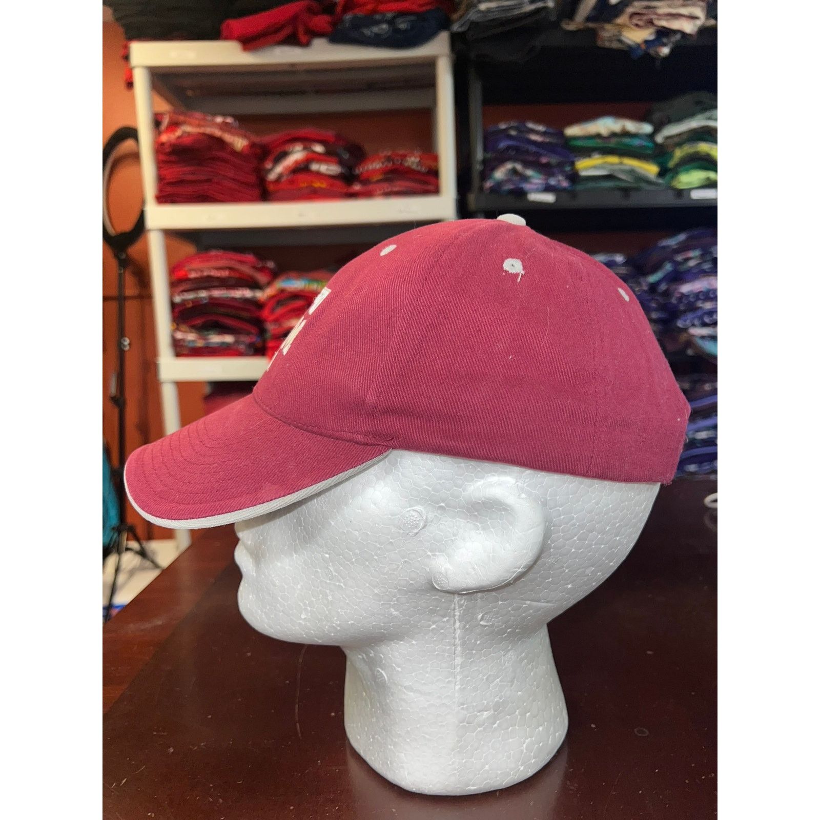 NCAA A&M Hat A&M University Maroon College Cap Headwear Size ONE SIZE - 3 Thumbnail