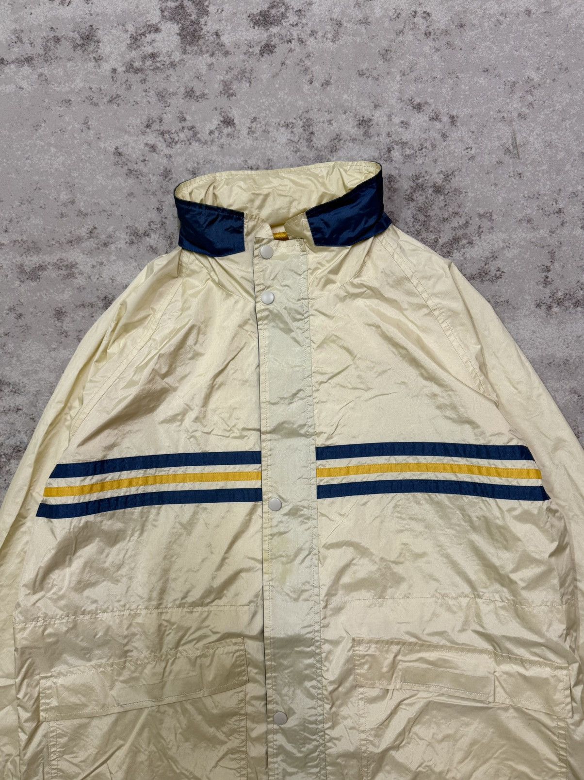 J. Press Vintage J.Press Water Resistant Windbreaker Jacket Hoodie Size US XL / EU 56 / 4 - 4 Thumbnail
