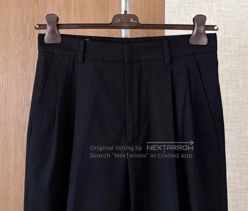Hermes Hermes Autumn-Winter Men's Gabardine Pleated Casual Pants Size US 38 / EU 54 - 2 Thumbnail