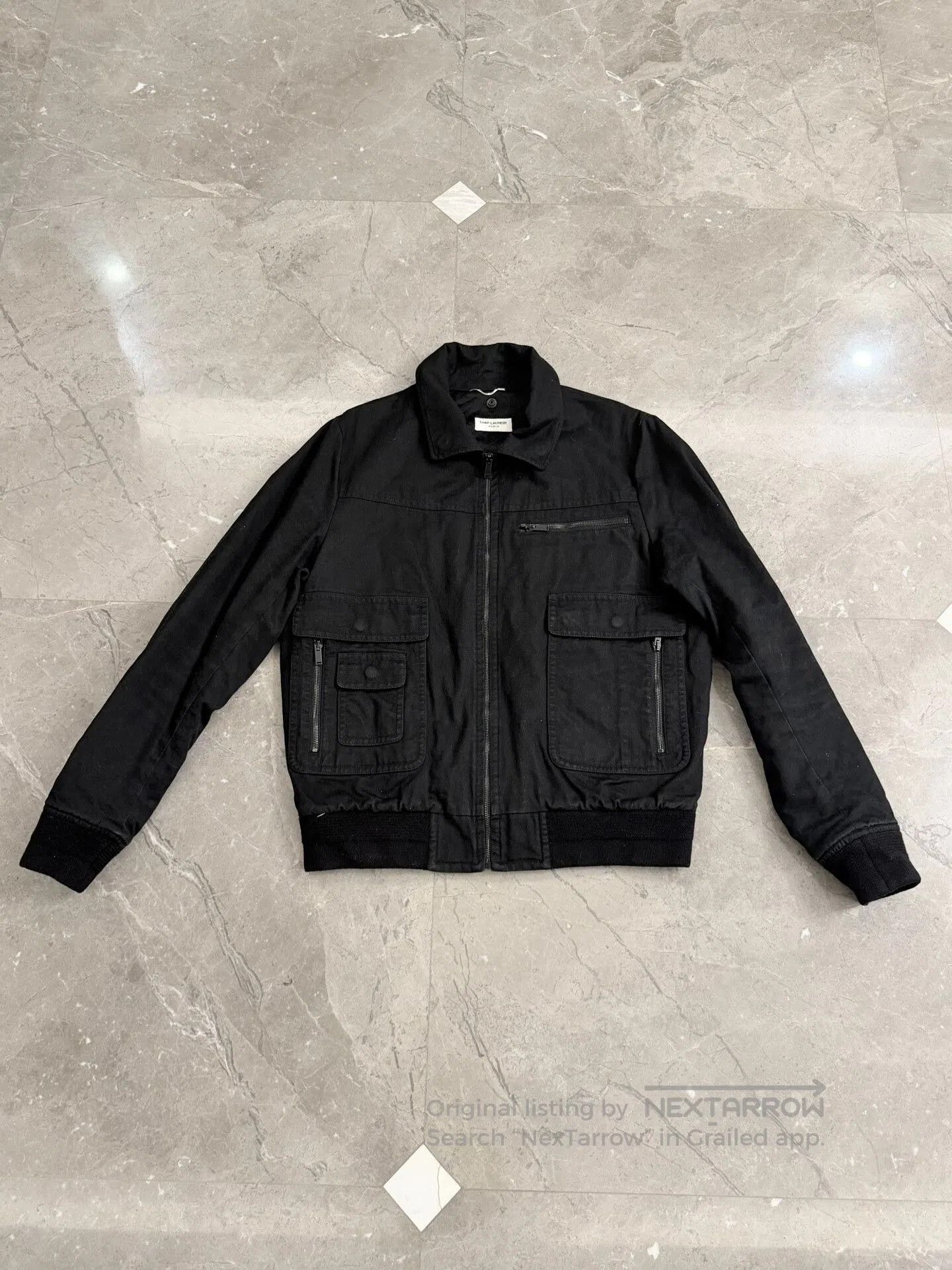 Saint Laurent Paris Saint Laurent Heavy Wool Collar Jacket. Size US L / EU 52-54 / 3 - 3 Thumbnail