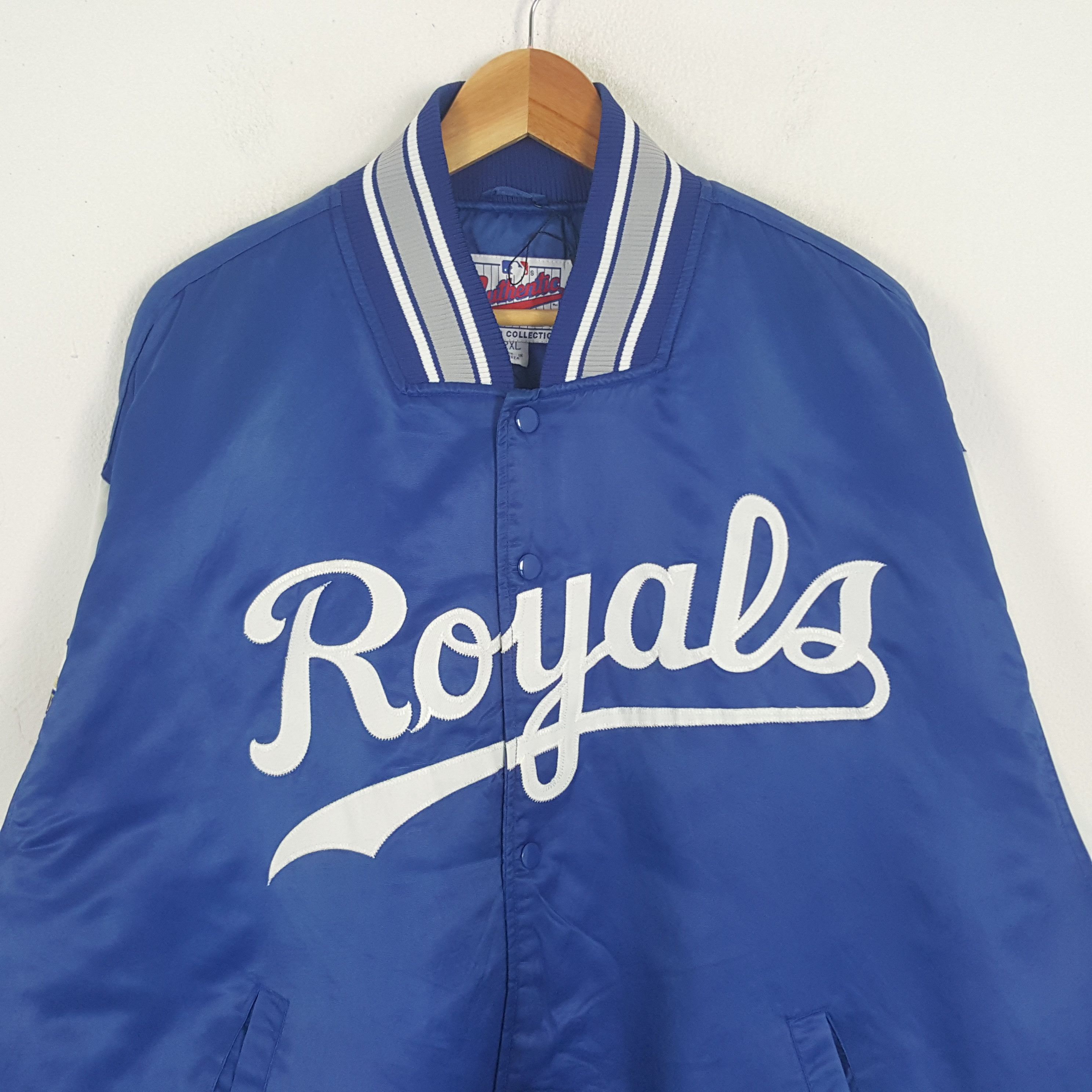 MLB × Vintage Vintage Royals American Baseball Team MLB Varsity Jacket Size US XXL / EU 58 / 5 - 2 Thumbnail
