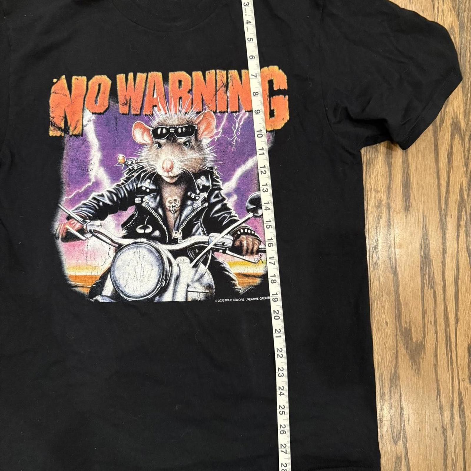 Gildan No Warning - Ill Blood Biker Rat Shirt - L Size US L / EU 52-54 / 3 - 4 Thumbnail