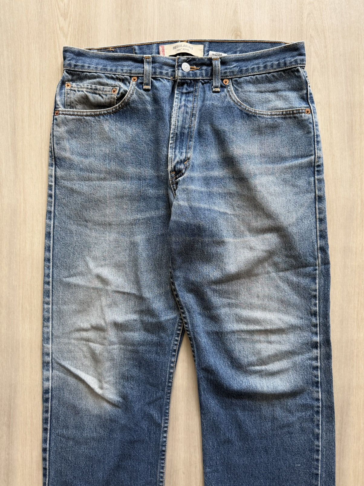 Levi's Vintage Y2K 03 Levis 505 Sz 34x32 Distressed Fade Size US 34 / EU 50 - 2 Thumbnail