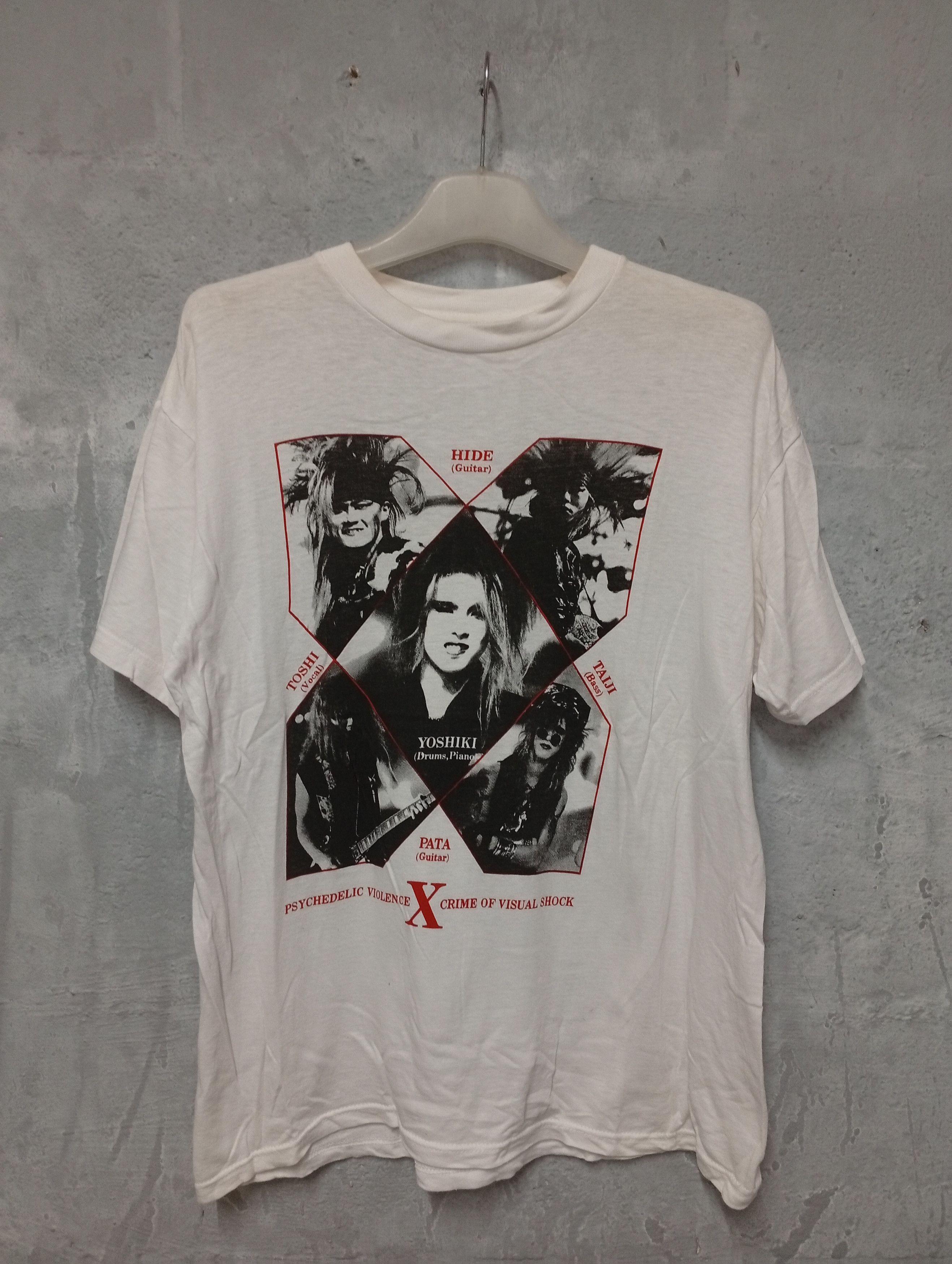 Vintage SUper rare Vintage Psychedelic Violence XJapan Band Size US M / EU 48-50 / 2 - 1 Thumbnail