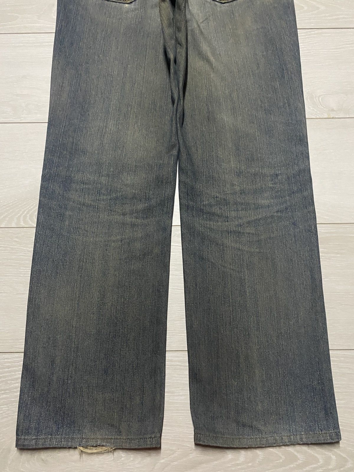 Junya Watanabe Edwin 403 International Basic Mud Wash Loose Jeans Size US 33 - 6 Thumbnail