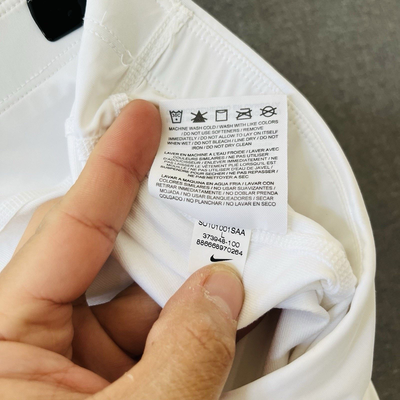 Nike NIKE Dri-Fit Tennis Skort white sz Large Size 32" / US 10 / IT 46 - 7 Thumbnail