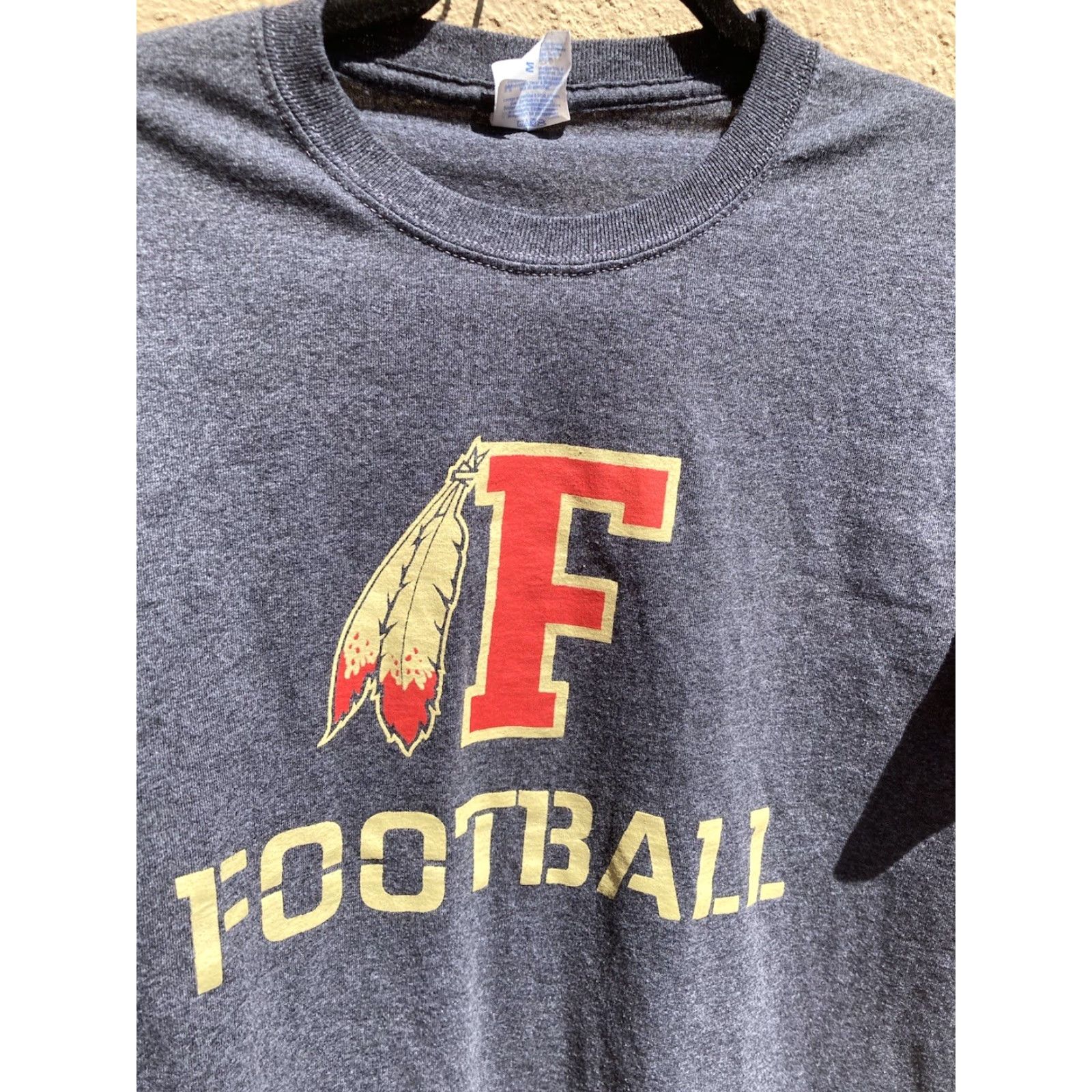 Port & Company FSU Football Logo T-Shirt Gray Men’s M Crew Cotton Blend NCAA ACC Port & Company Shirt Short Sleeve Embroidered Seminoles 80s 90s Sports Size US M / EU 48-50 / 2 - 7 Thumbnail