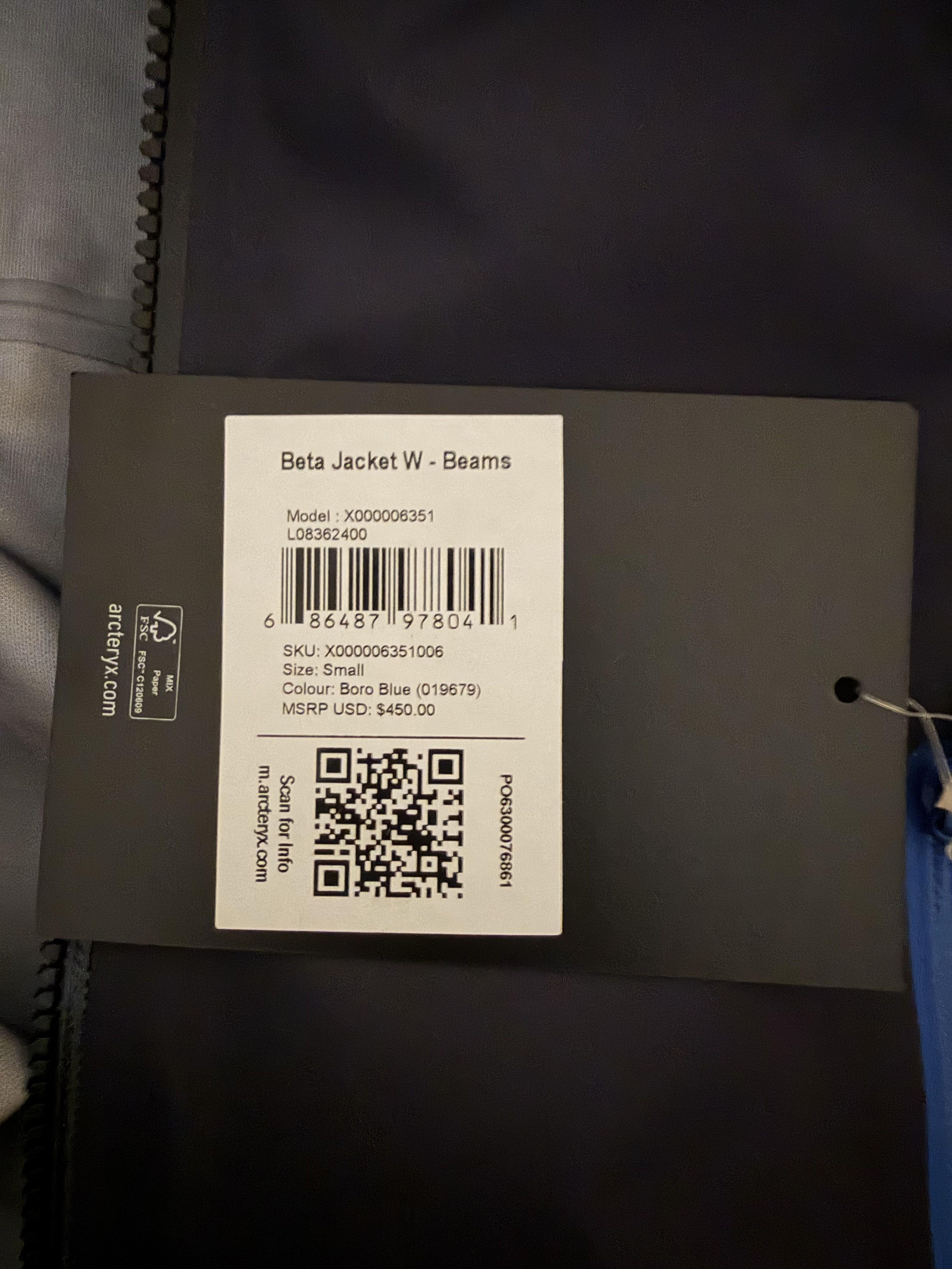 Arc'teryx × Beams Plus Beams X Arcteryx Beta Jacket Size S / US 4 / IT 40 - 5 Thumbnail