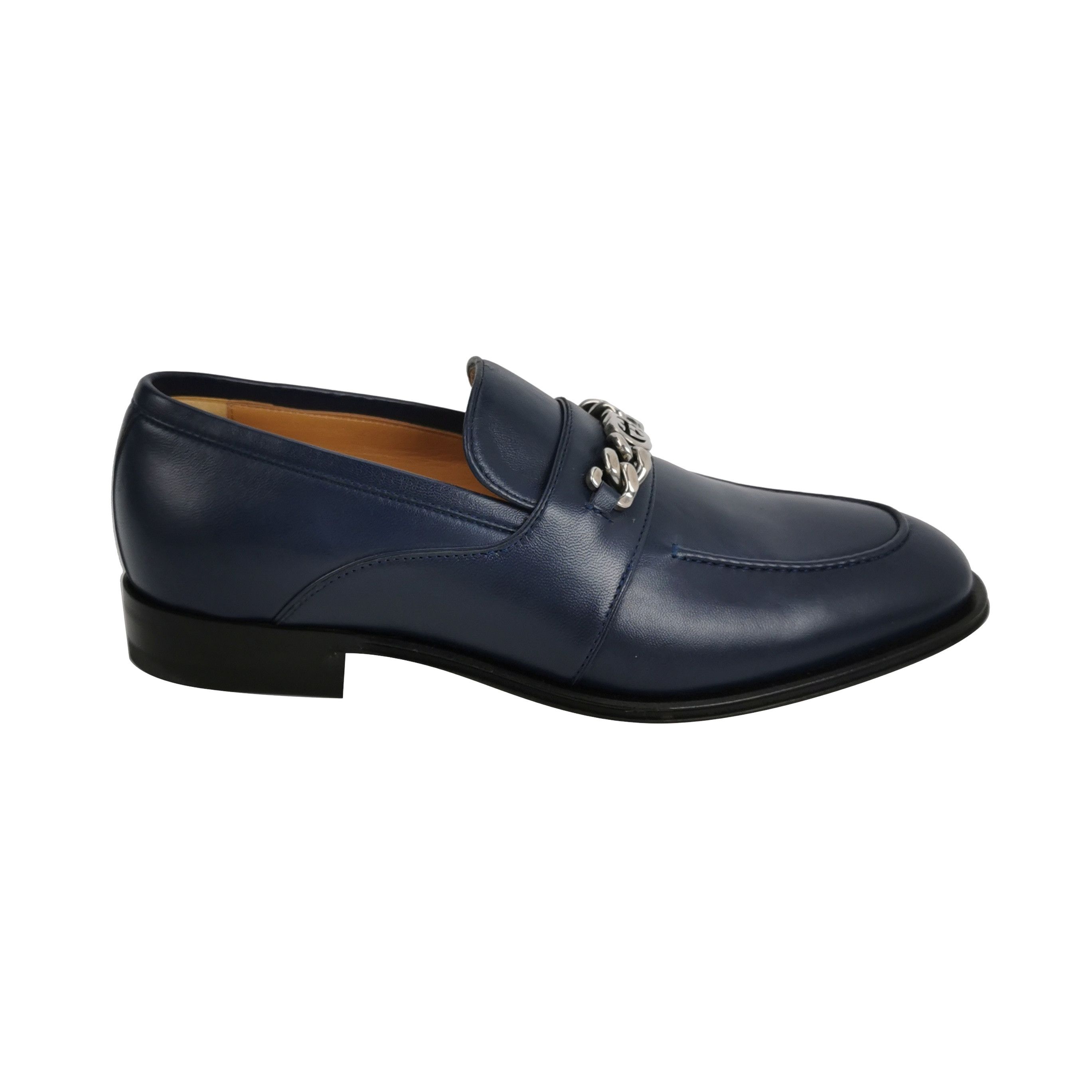 Gucci Gucci Interlocking G Chain Leather Loafers US 7.5 Size US 7 / EU 40 - 1 Thumbnail