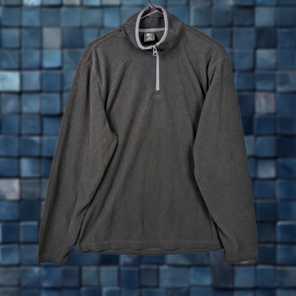 Starter Starter Black 1/4 Zip Fleece Pullover Outdoor Shirt Mens Size M Size US M / EU 48-50 / 2 - 1 Thumbnail