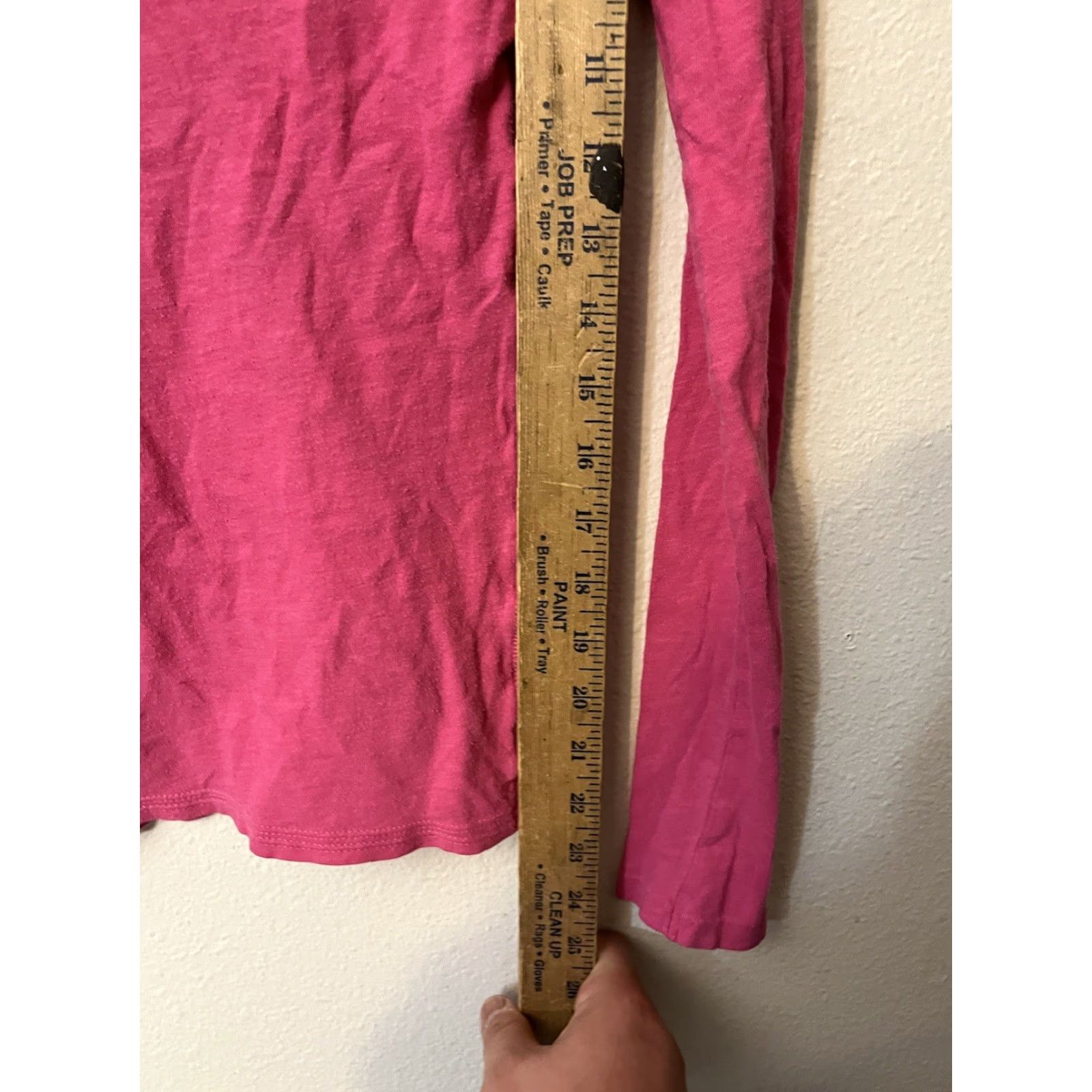 American Eagle Outfitters American Eagle Outfitters T-Shirt Pink Crew Neck Long Sleeve XS Womens Basic Shirt Size XS / US 0-2 / IT 36-38 - 4 Thumbnail
