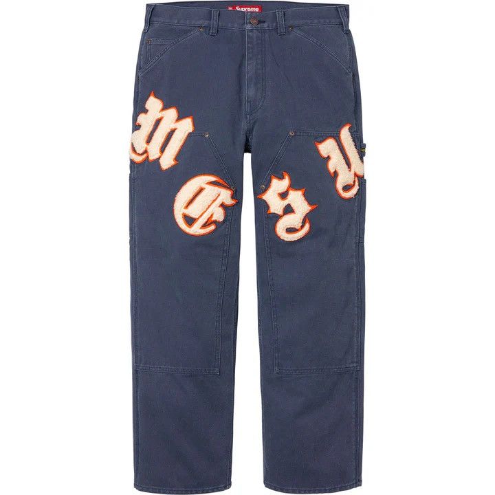 Supreme Supreme Old English Canvas Double Knee Painter Pant | Grailed