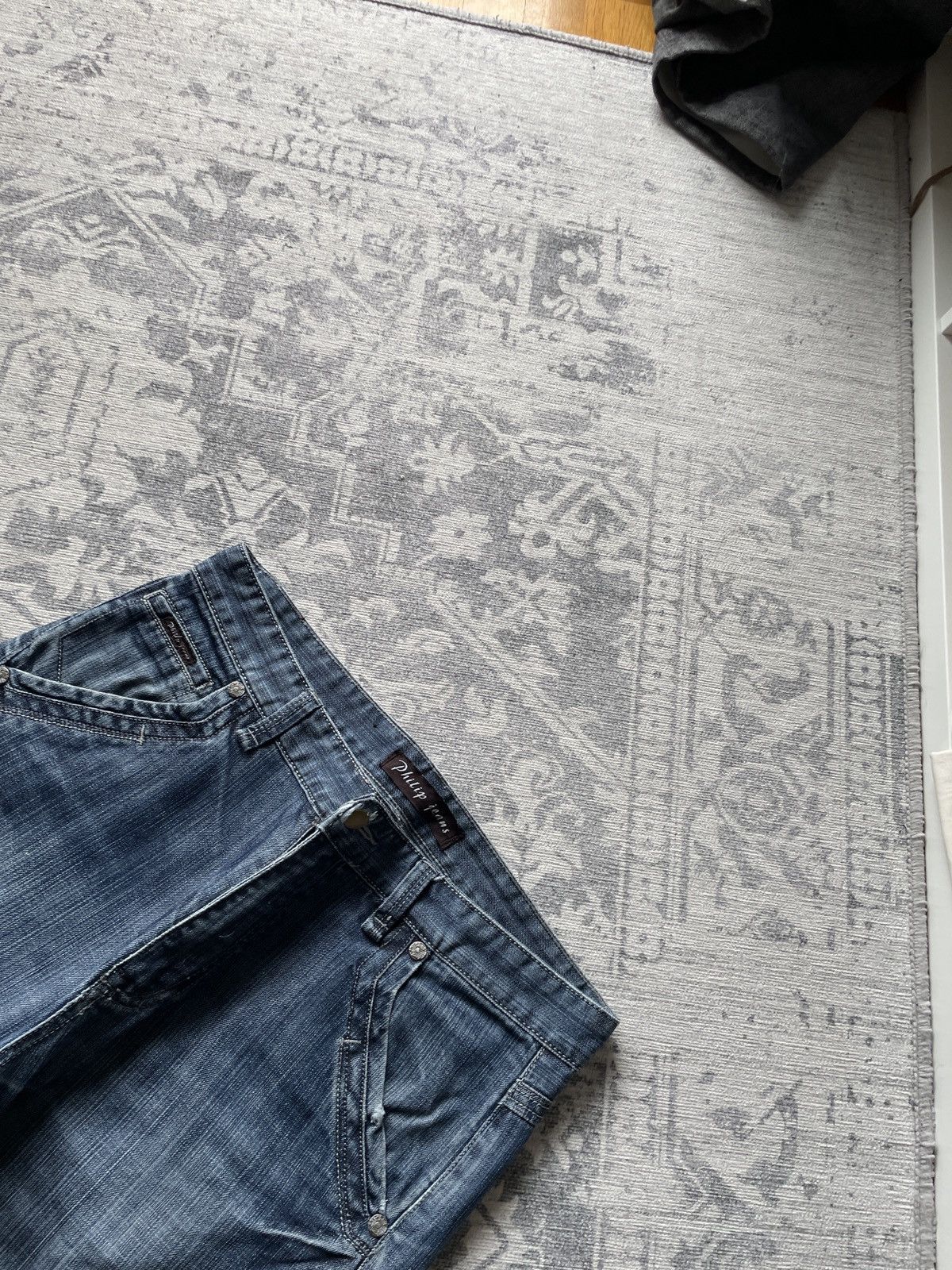 Other Vintage Avant Garde Jeans Flared Baggy Wide Japanese Y2K Size US 34 / EU 50 - 5 Thumbnail