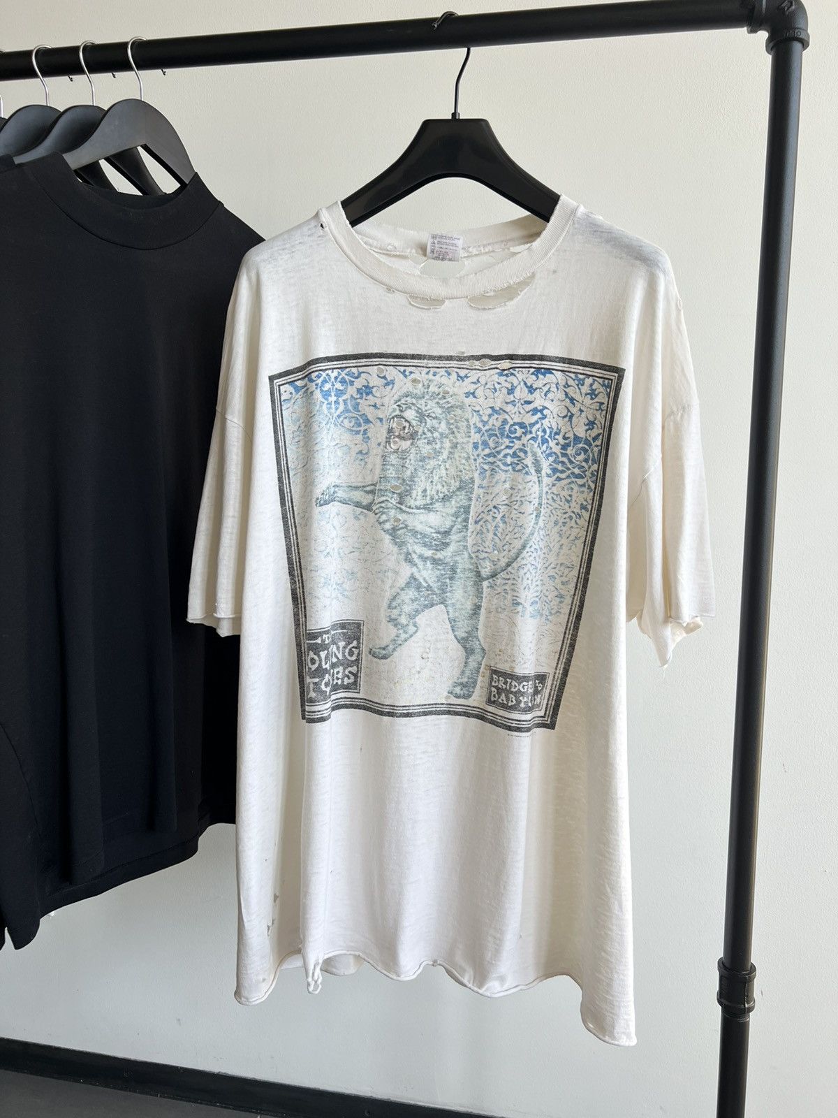 Thrashed 90s The Rolling Stones Distressed Faded Band Tee