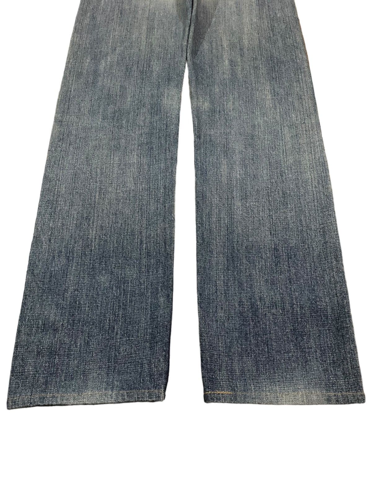 Japanese Brand Vintage Y2K Quadro Medio Button Fly Distressed Grunge Jeans Size US 29 - 12 Thumbnail
