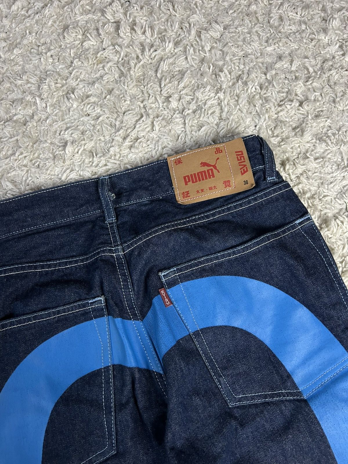 Evisu × Puma × Vintage Denim Pants Evisu x Puma rare rap y2k affliction Size US 30 / EU 46 - 5 Thumbnail