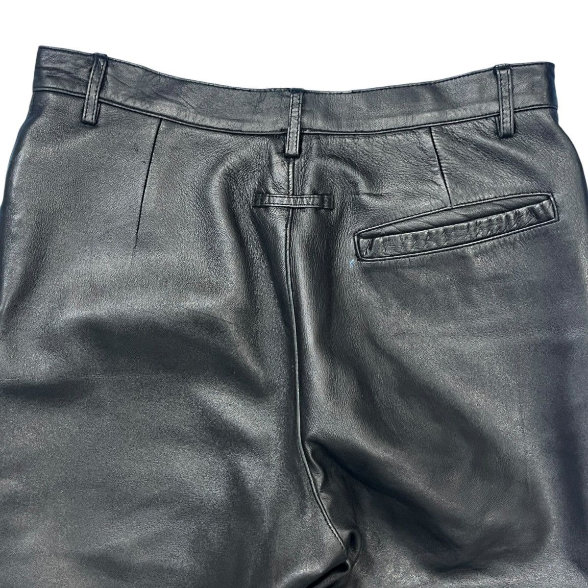 Jean Paul Gaultier Jean Paul GAULTIER Vintage Sheepskin Zip Leather Pants Size US 26 / EU 42 - 9 Thumbnail