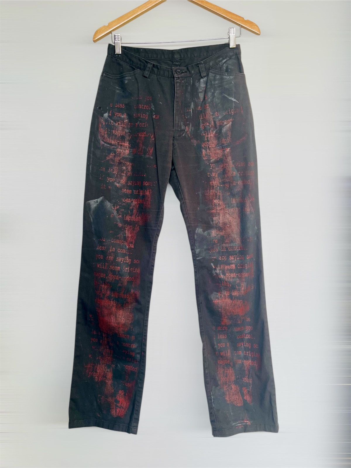 Japanese Brand × Seditionaries Anarchy Poem Punk Design Size US 28 / EU 44 - 1 Thumbnail