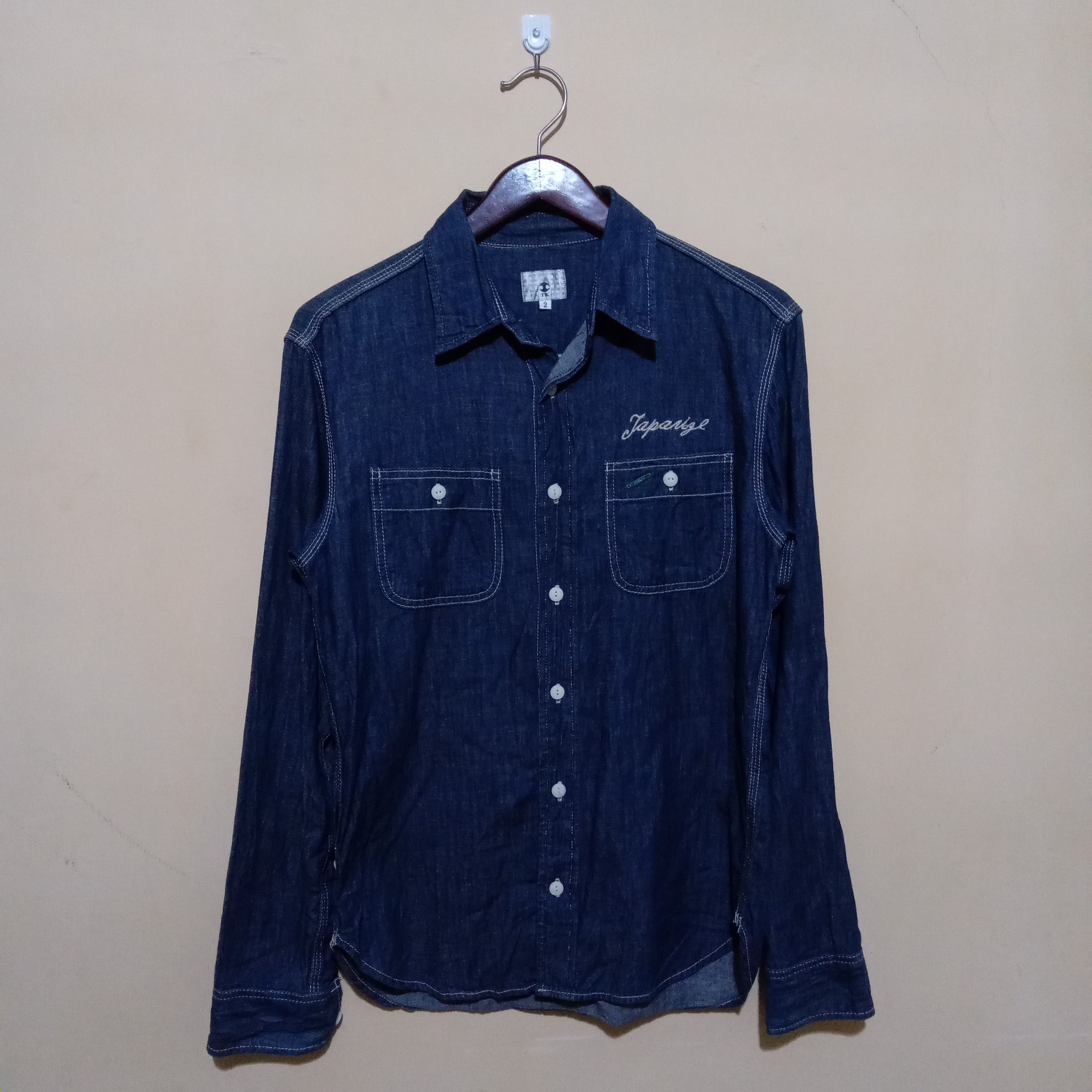 Japanese Brand × Takeo Kikuchi Chambray rokabilly takeo kikuchi Size US M / EU 48-50 / 2 - 2 Thumbnail