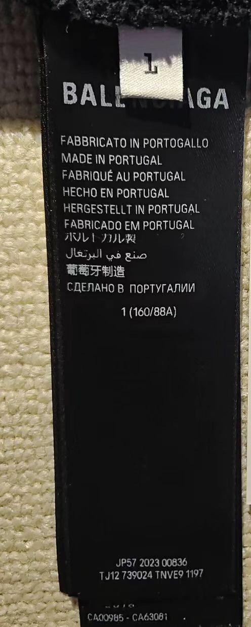 Balenciaga Balenciaga 23fwCoke Hand-Painted Waves Hoodie 2412-Nextarrow Size US S / EU 44-46 / 1 - 6 Thumbnail