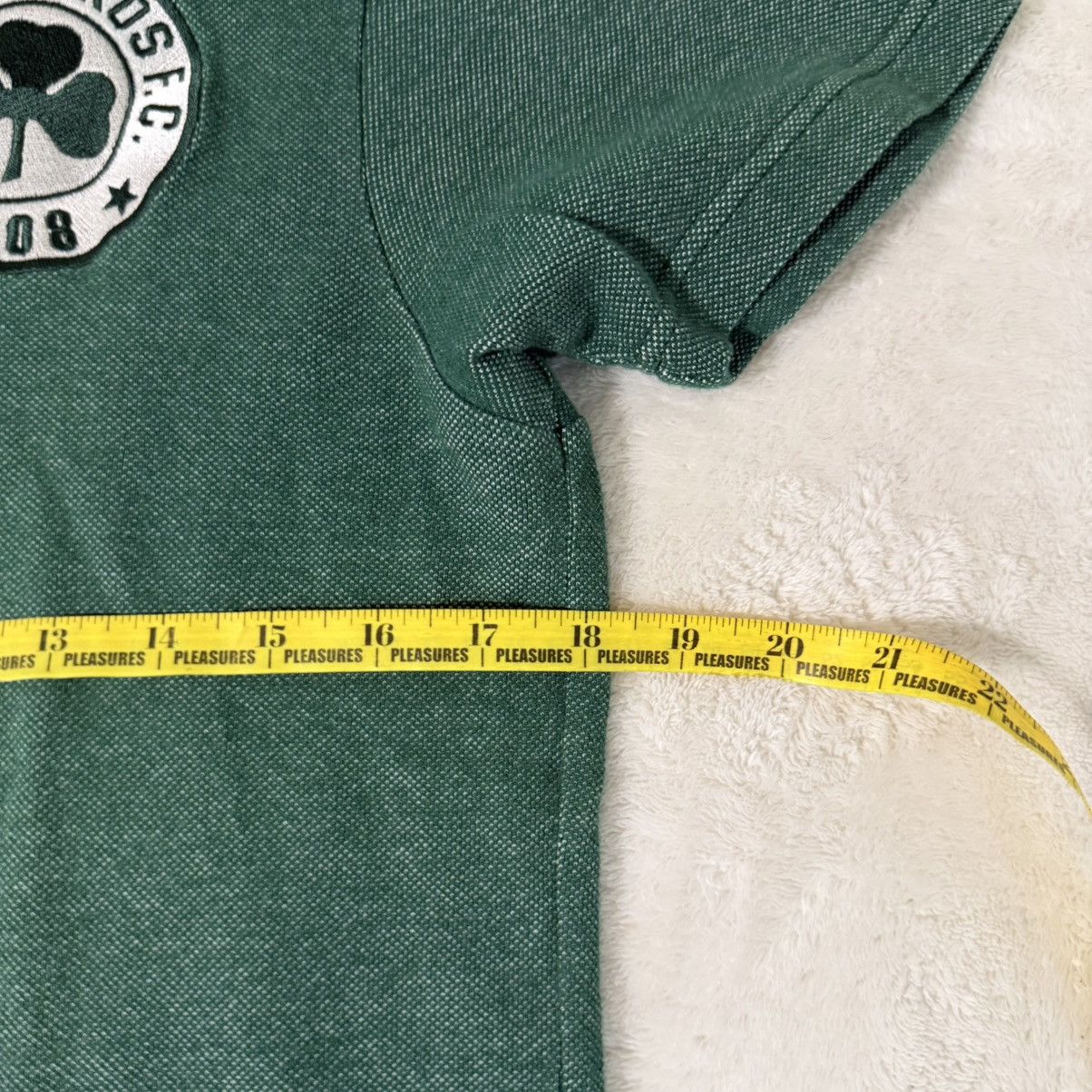 Adidas y2k Vintage Adidas Panathinaikos F.C. Polo Shirt Size US S / EU 44-46 / 1 - 5 Thumbnail