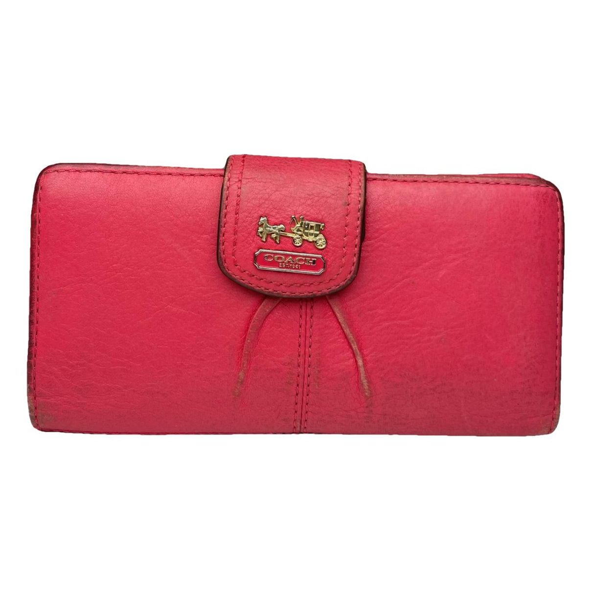 Coach Pink Leather Wallet Size ONE SIZE - 1 Thumbnail