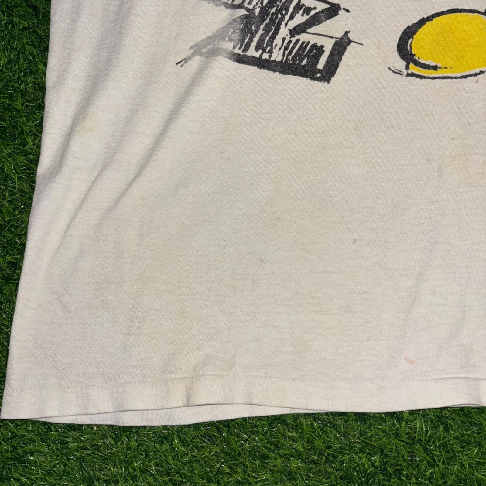Mickey Mouse Vintage Cream Jacques Moret Mickey Mouse Sketch Graphic Tee Size US XL / EU 56 / 4 - 6 Thumbnail