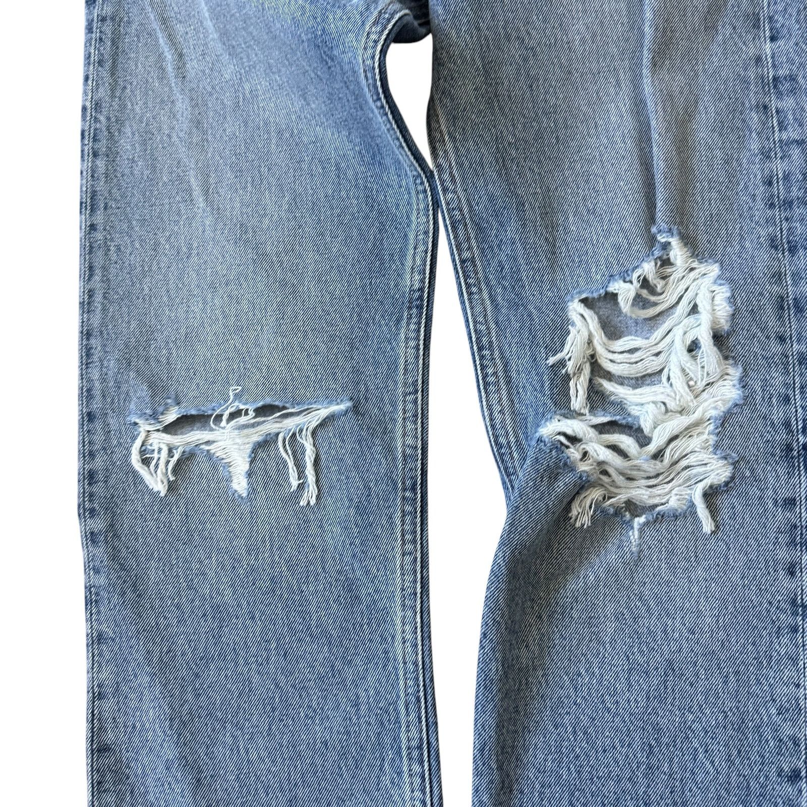 Agolde AGOLDE 90s Pinch Waist Jean Backdrop Distressed Size 24" / US 00 / IT 34 - 2 Thumbnail
