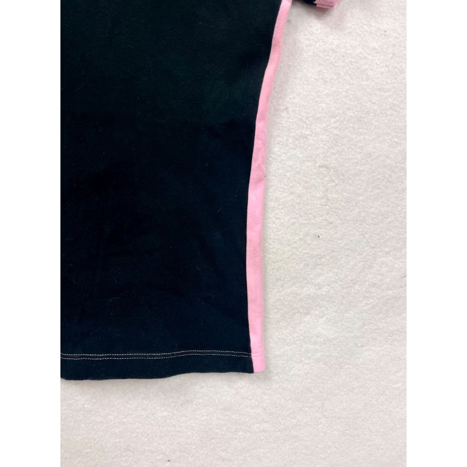 Logo 7 VINTAGE Corvette Logo Black & Pink Ringer T-Shirt Size L / US 10 / IT 46 - 6 Thumbnail