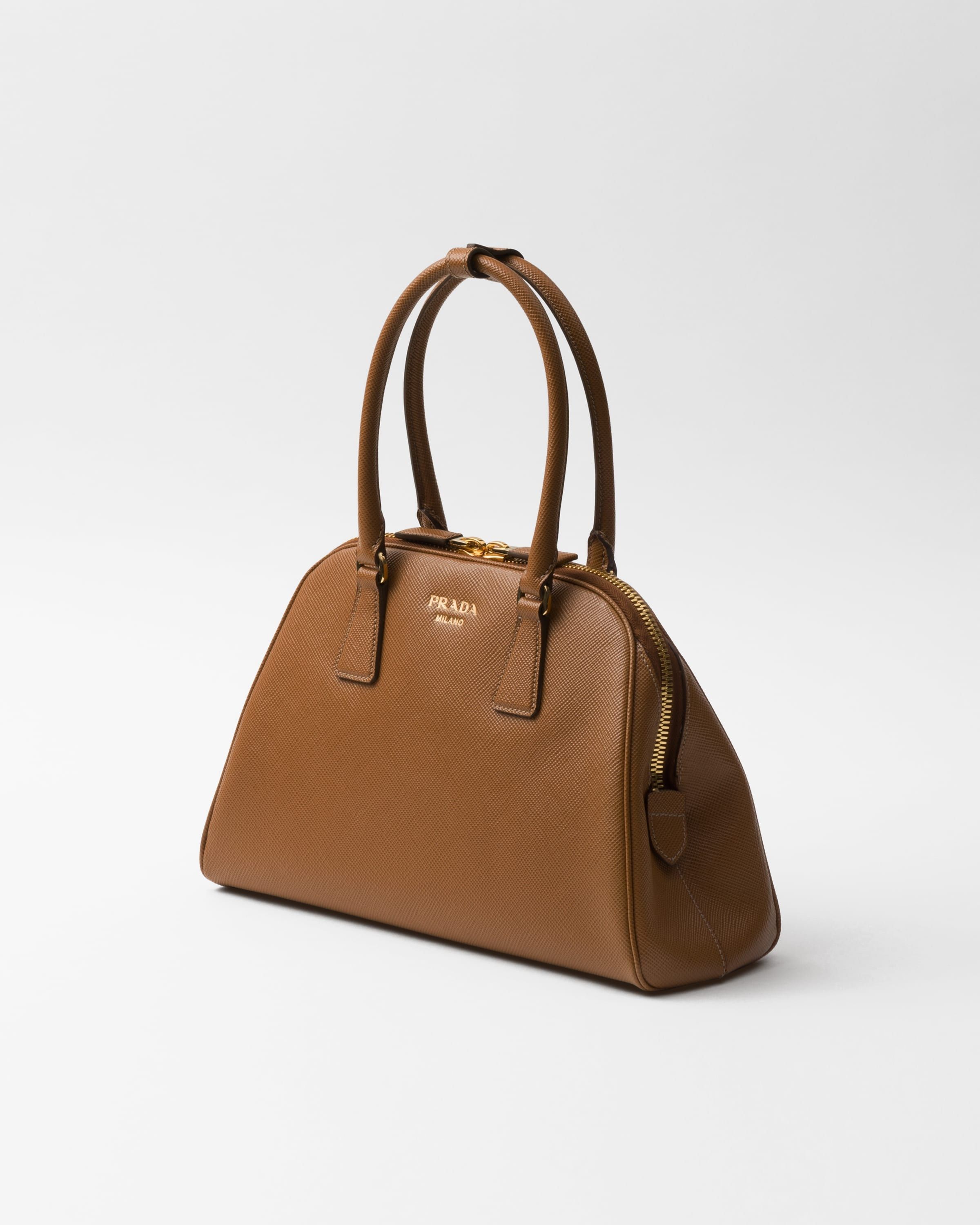 Prada o1la1rc1a0925 Size: OS / Medium Saffiano Leather Bag Brown Size ONE SIZE - 2 Thumbnail