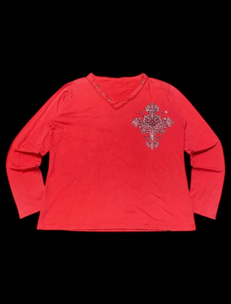 If Six Was Nine × Japanese Brand × Le Grande Bleu (L.G.B.) Japanese Brand~Affliction T Shirt ~ Poem IfSixWasNine Style Size US M / EU 48-50 / 2 - 2 Thumbnail