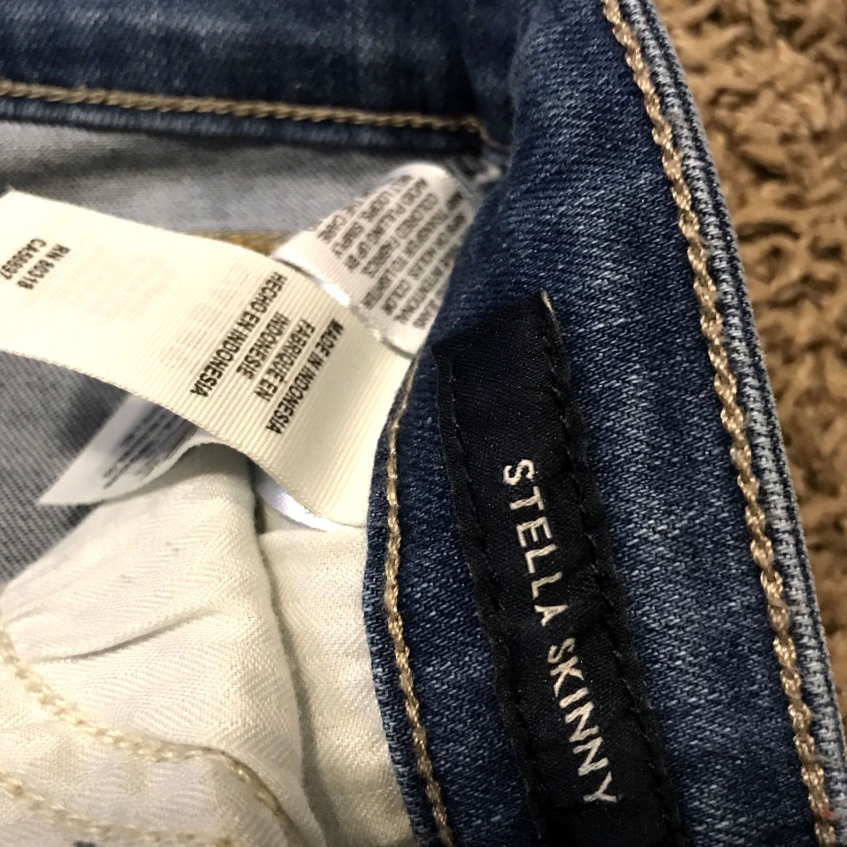 Lucky Brand Lucky Brand Jeans Womens Skinny Denim 6 Blue Cotton Blend Zip Pockets 28in Inseam Regular Rise Low Vintage No Size 28" / US 6 / IT 42 - 3 Thumbnail