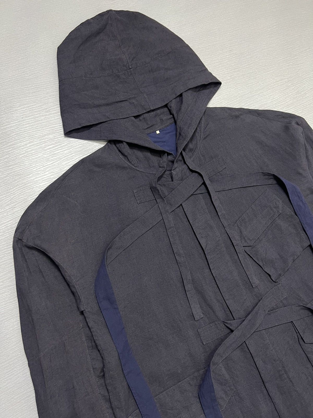 Ziggy Chen Ziggy Chen - S/S 17’ - Button Up Bondage Cotton/Linen Parka Size US S / EU 44-46 / 1 - 8 Thumbnail