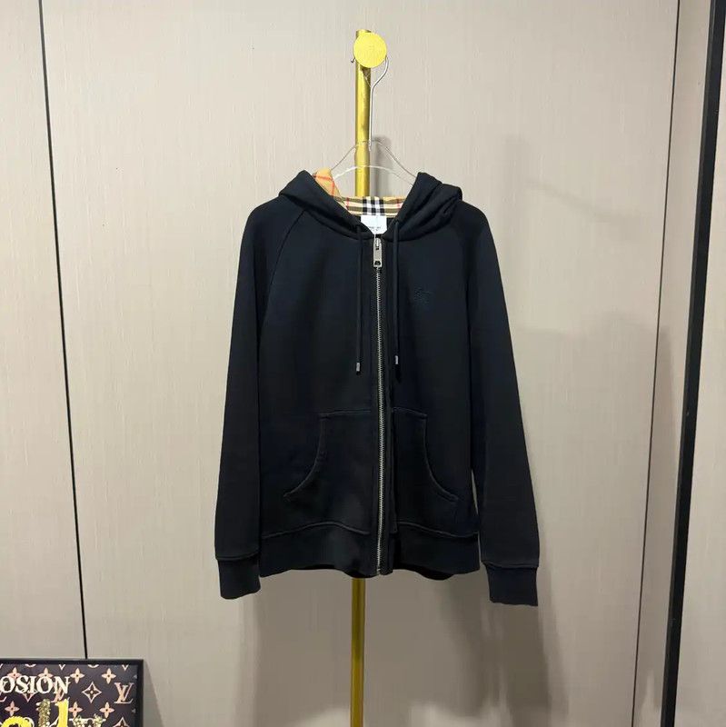 Burberry Burberry Black Cotton Women's Hoodie Size M / US 6-8 / IT 42-44 - 1 Thumbnail