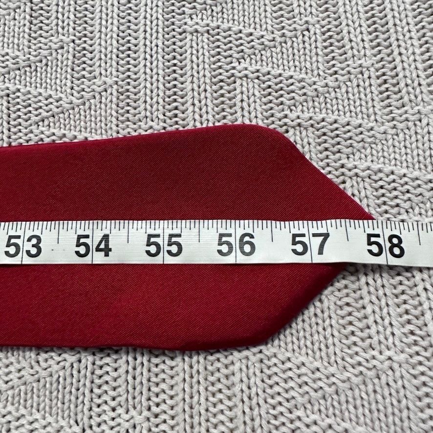 Vintage Vintage Christopher Hayes red mens tie Size ONE SIZE - 4 Thumbnail