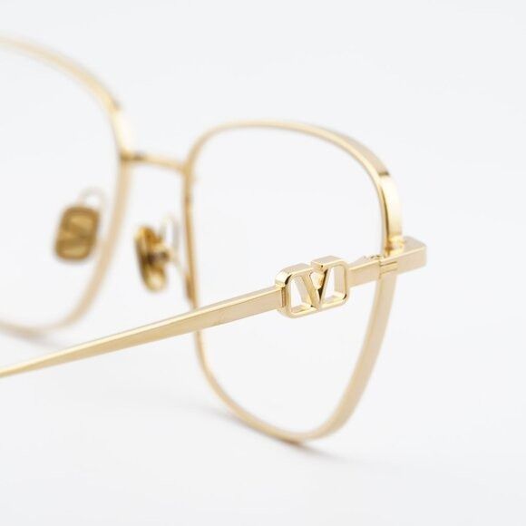 Valentino Valentino V-LOGO SIGN II VLX-167A Eyeglasses Gold 55mm Size ONE SIZE - 4 Thumbnail